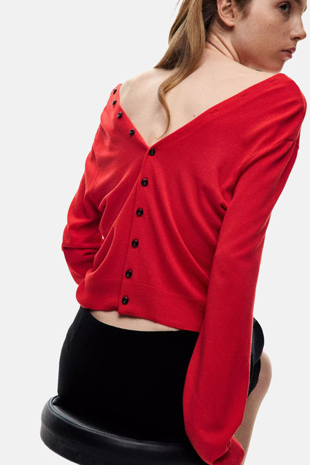 Cardigan rouge - MANGO