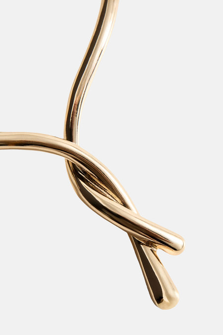 Collier (court) doré - MANGO