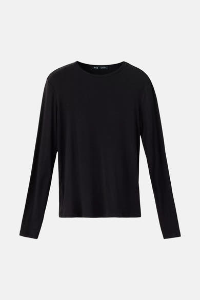 T-shirt à manches longues - noir