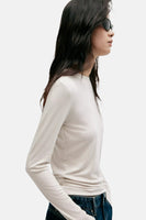 Top (lange mouwen) beige - MANGO