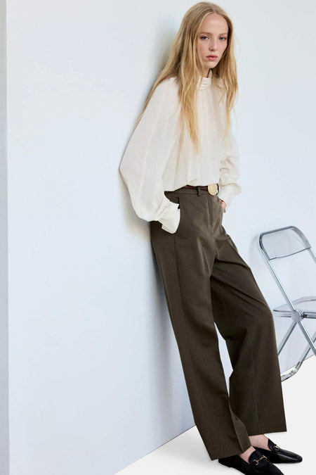 Pantalon de costume - kahki