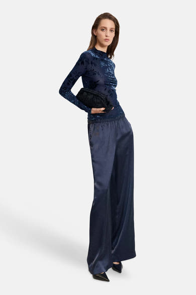 Chemisier (manches longues) bleu - MANGO