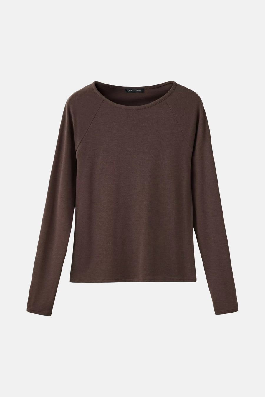 T-shirt met lange mouwen - bruin