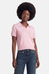 Pull met korte mouwen - roze