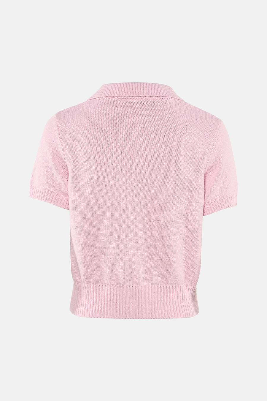 Pull met korte mouwen - roze