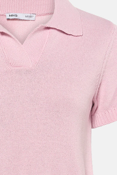 Pull met korte mouwen - roze