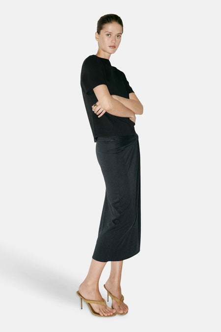 Top (korte mouwen) zwart - MANGO