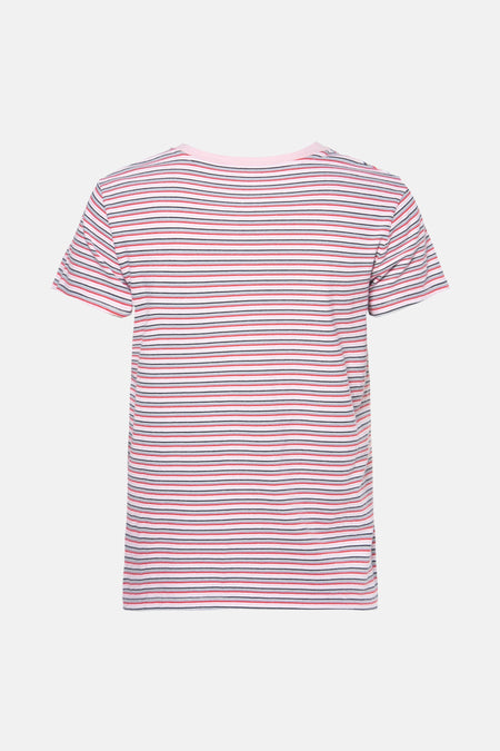 Roze gestreept T-shirt van Levi's®, achterkant.