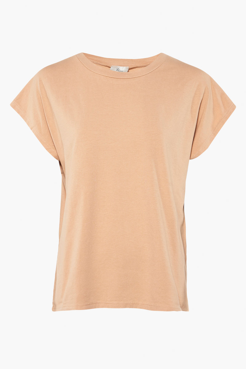 Top (korte mouwen) Beige - Terra di Siena