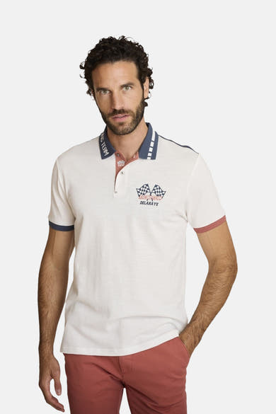 Polo à manches courtes - écru