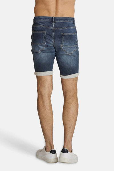 Bermuda - Mid blue denim