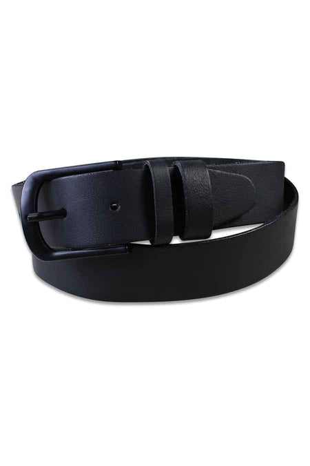Ceinture noire de Petrol Industries, avec boucle et passant ton sur ton.
