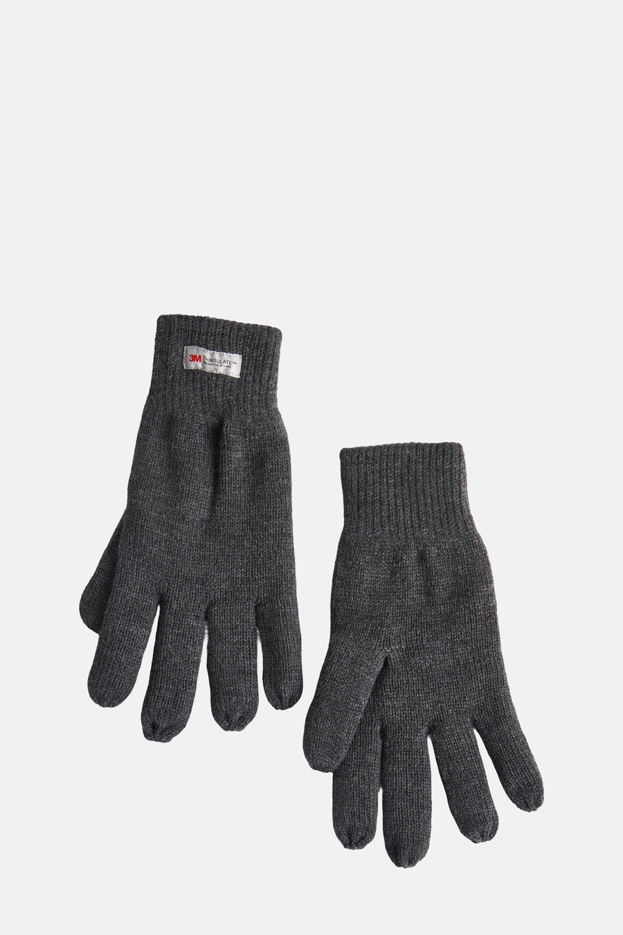 Gants gris Access® avec motif tricoté et étiquette 3M Thinsulate sur l'un des gants.