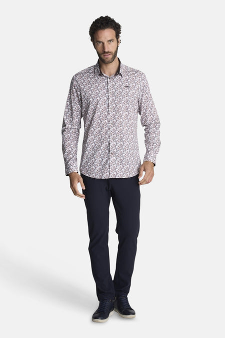 Chemise (manches longues) brun - DELAHAYE