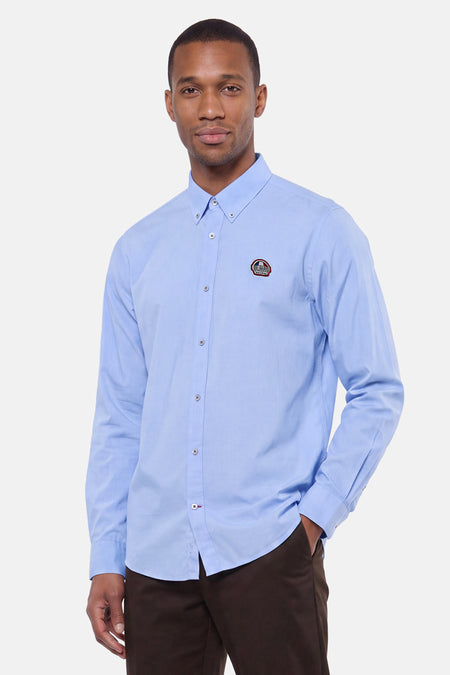 Hemd met lange mouwen - blauw