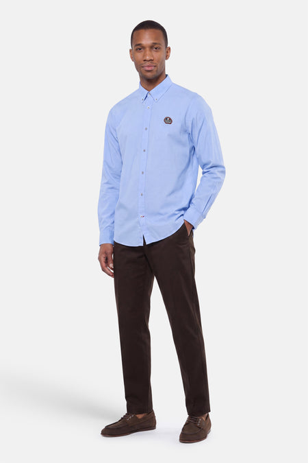 Hemd met lange mouwen - blauw