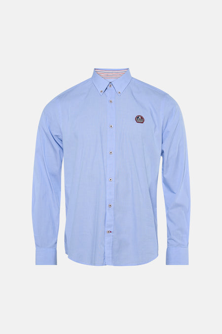 Hemd met lange mouwen - blauw