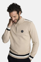 Pull met rolkraag - beige