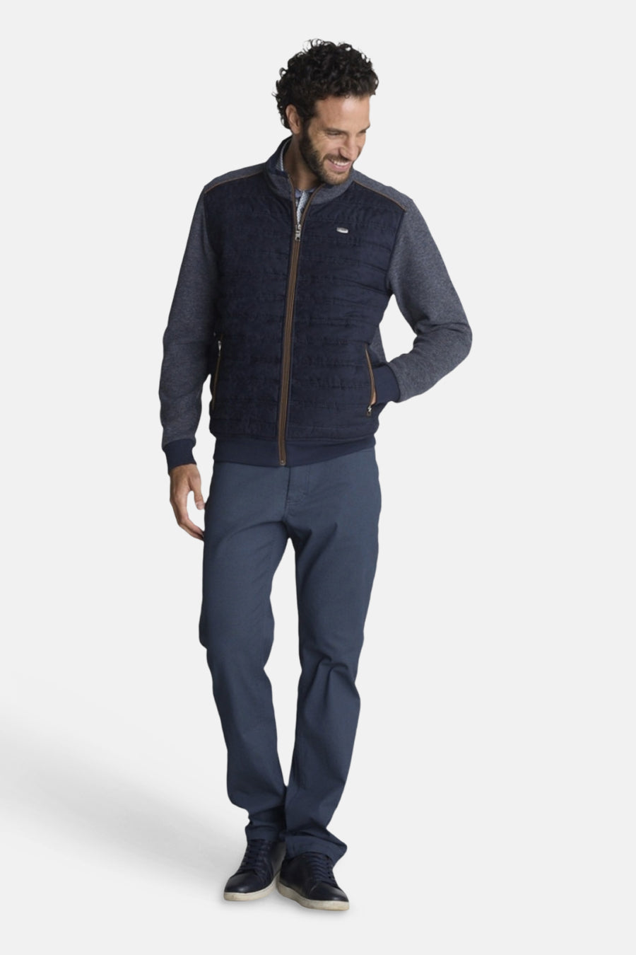 Heren tops jas casual zwart - DELAHAYE