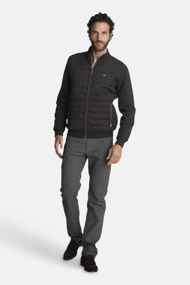 Heren tops jas casual green - DELAHAYE
