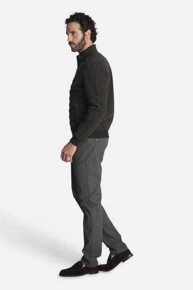 Heren tops jas casual green - DELAHAYE