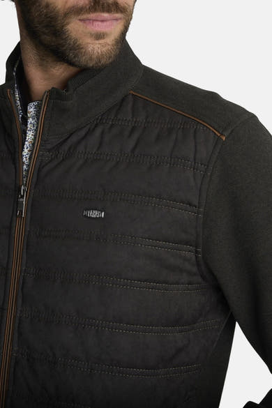 Heren tops jas casual green - DELAHAYE