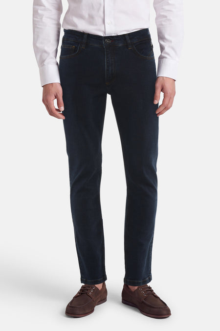 Jeans straight blauw - DELAHAYE