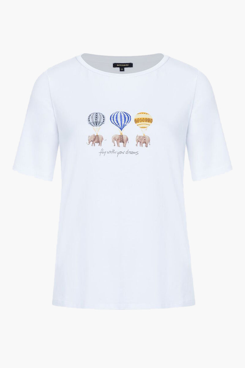 T-shirt (manches courtes) Blanc - More & More