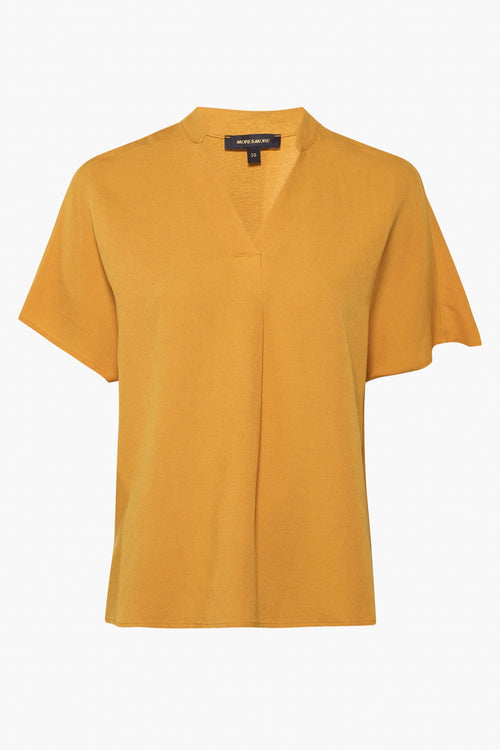 Blouse (korte mouwen) Geel - More & More