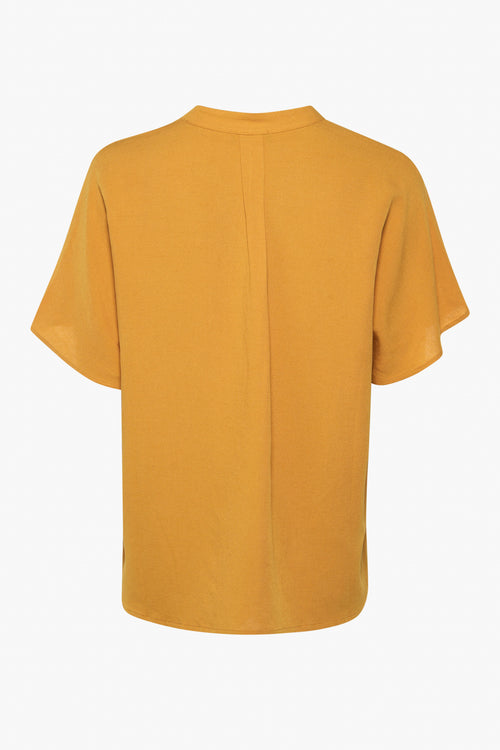 Blouse (korte mouwen) Geel - More & More