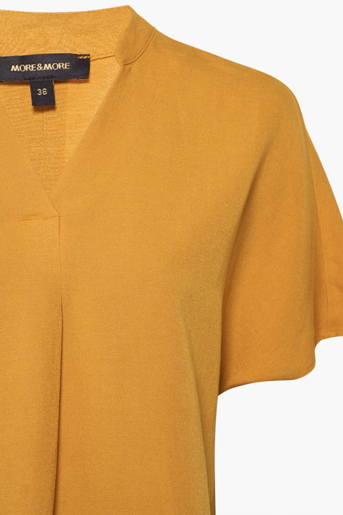 Blouse (korte mouwen) Geel - More & More