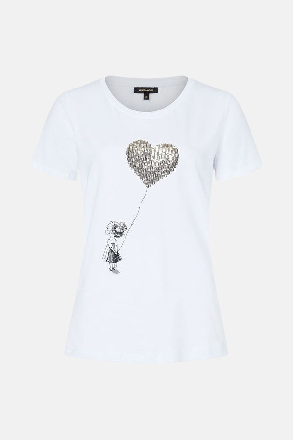T-shirt (manches courtes) Blanc - More & More