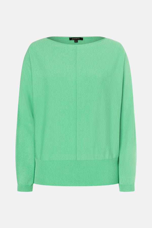 Pull col rond Vert - More & More