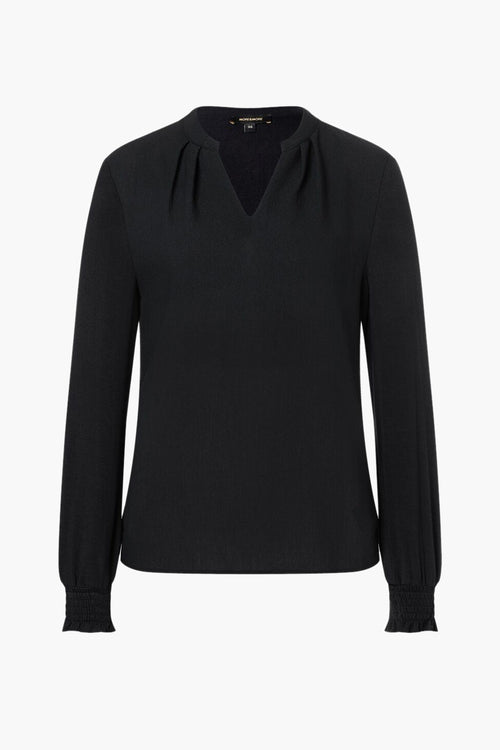 Top uni manches longues Noir - More & More