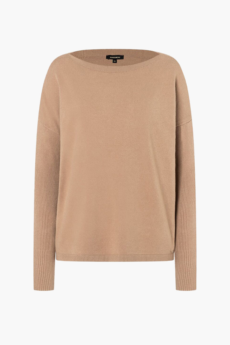 Pull col rond Beige - More & More