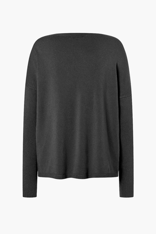 Trui met ronde hals Zwart - More & More