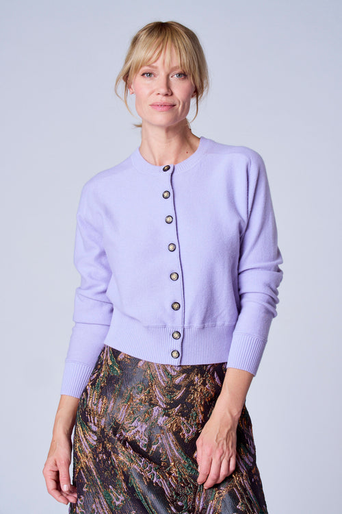 Gilet mauve - TERRE BLEUE
