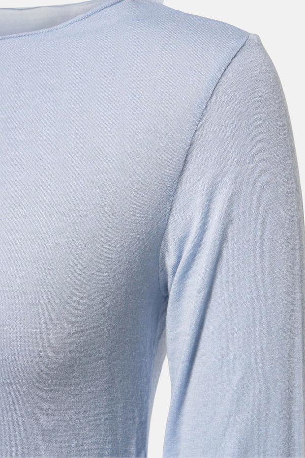 Top (lange mouwen) Blauw - Terra di Siena