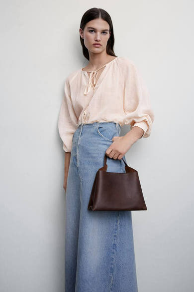 Blouse met lange mouwen - roze