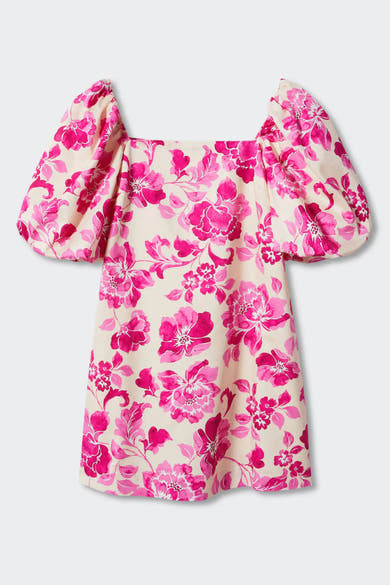Robe midi - rose