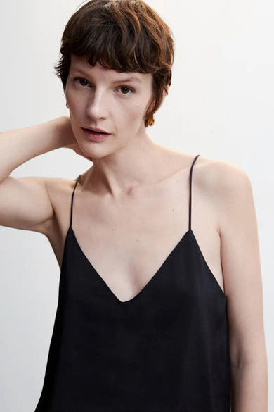 Top - zwart
