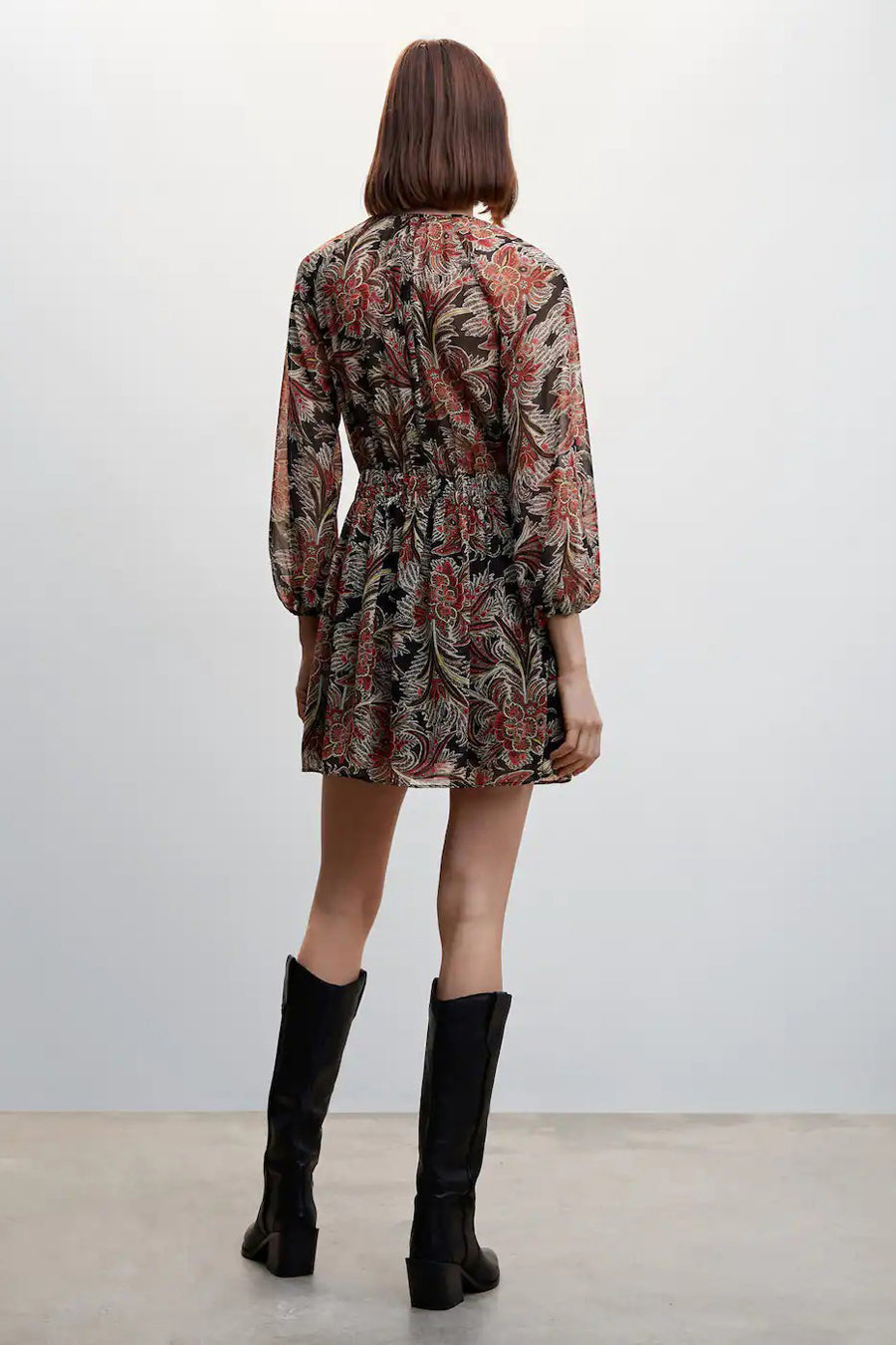 Robe midi - noir