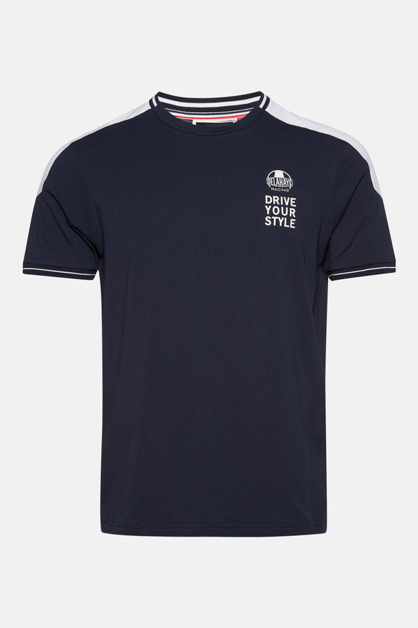Heren tops T-shirt divers Blauw - DELAHAYE