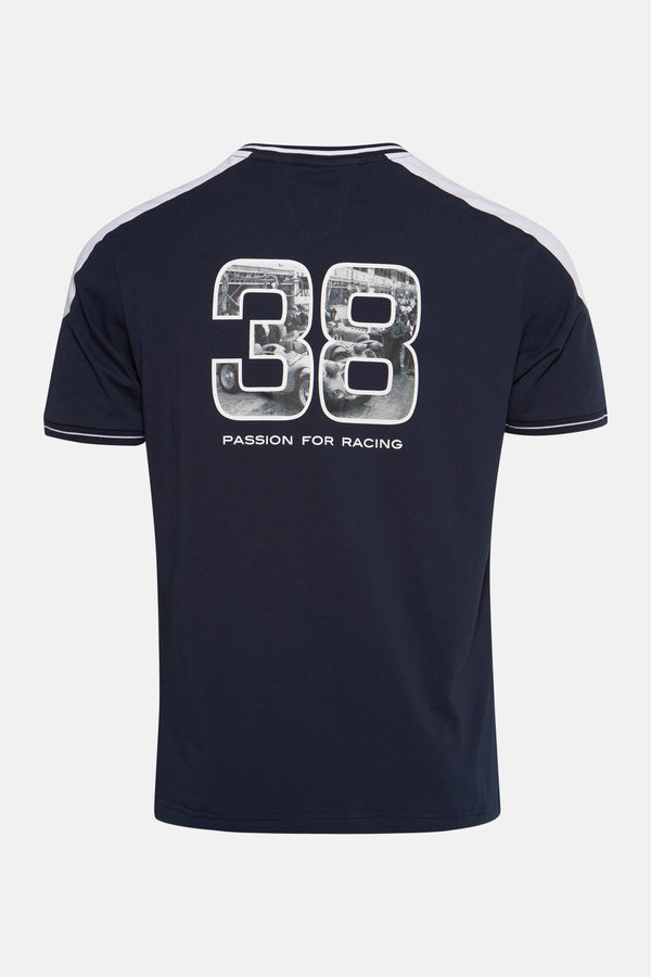 Heren tops T-shirt divers Blauw - DELAHAYE