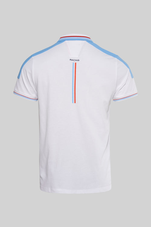 Heren tops polo korte mouw Blanc - DELAHAYE