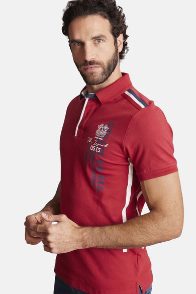 Polo met korte mouwen - rood