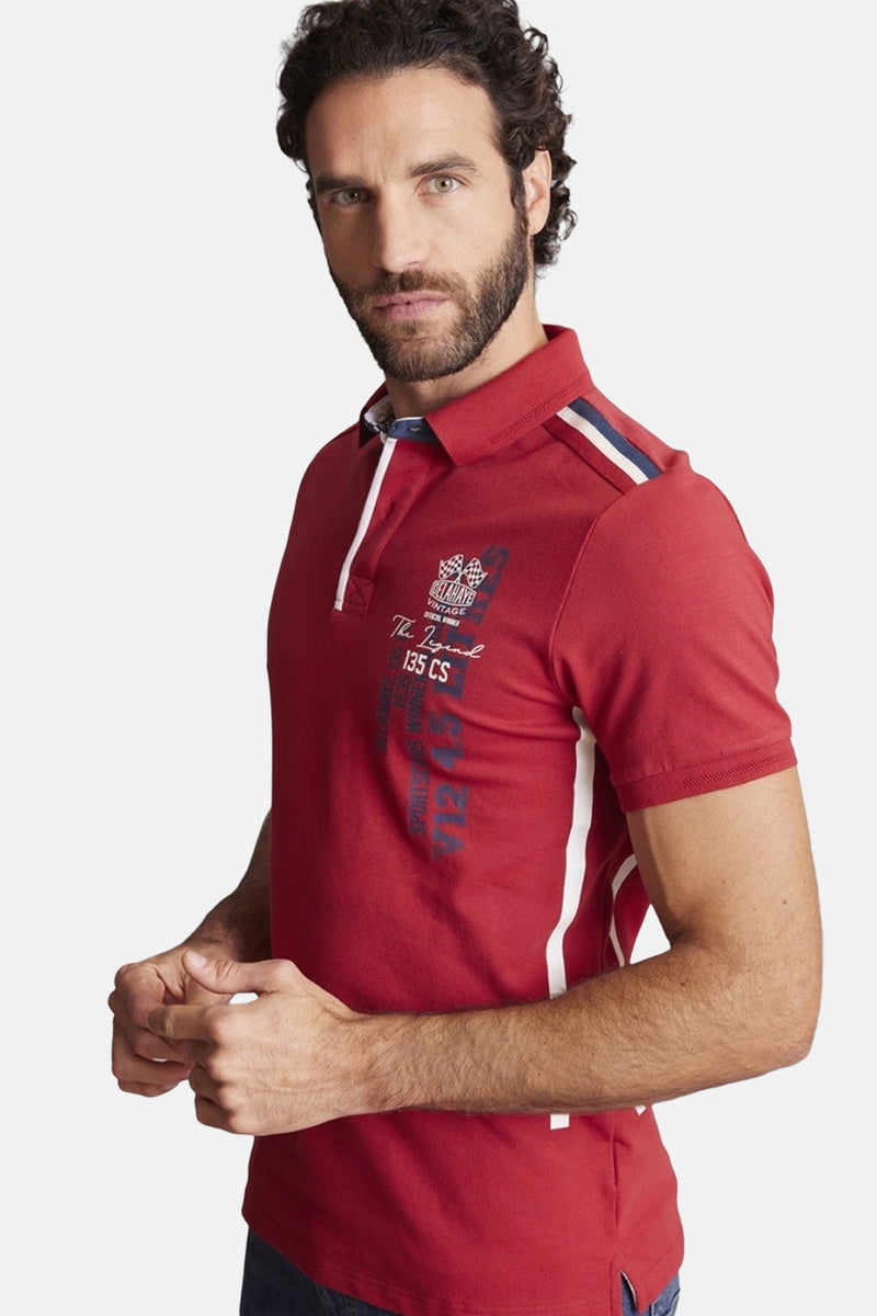 Polo met korte mouwen - rood