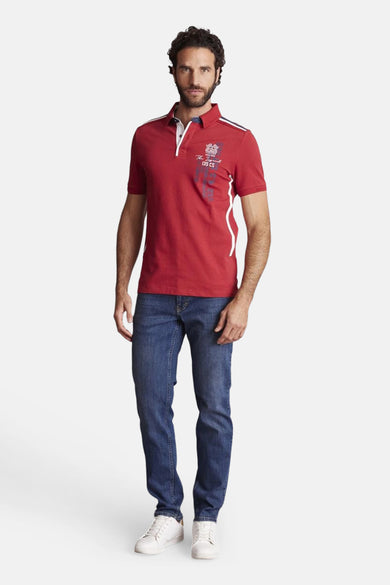 Polo met korte mouwen - rood