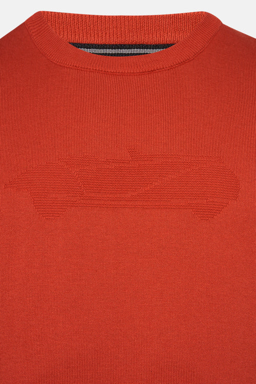 Pull col rond Jaune - DELAHAYE