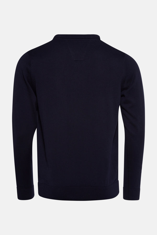Heren tops polo korte mouw Bleu - DELAHAYE